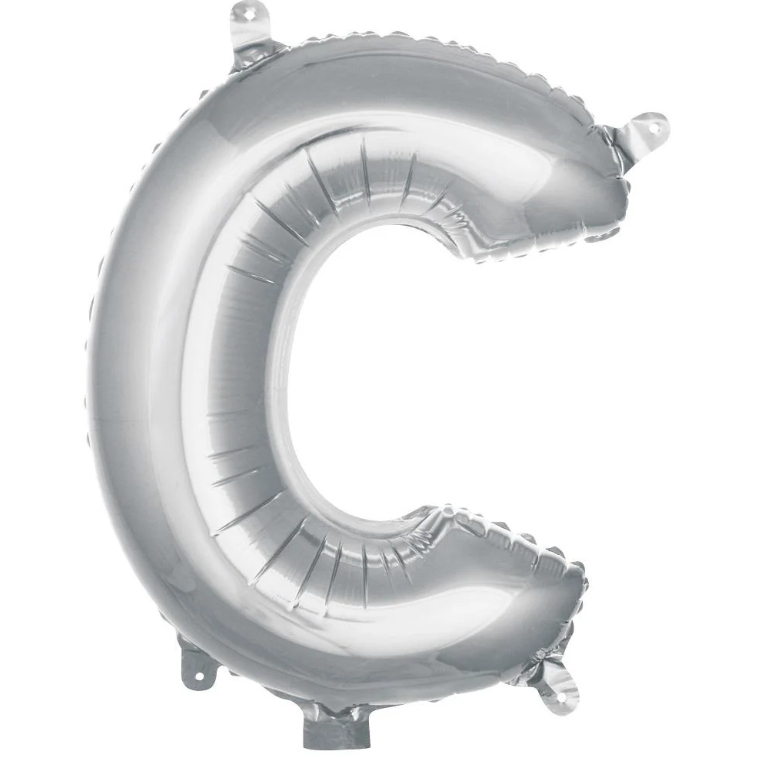 Folyo Balon Gümüş C 16 İnç 36 Cm